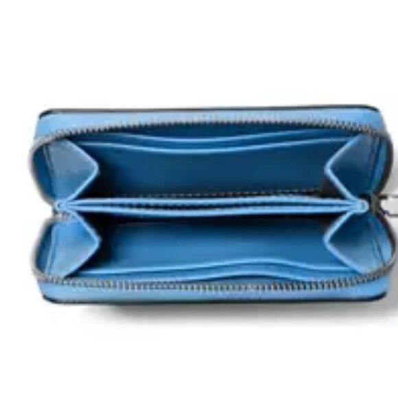 Michael Kors Jet Set Small Zip Around Card Case (South Pacific) New - Picture 3 of 3